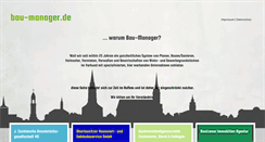 Desktop Screenshot of bau-manager.de